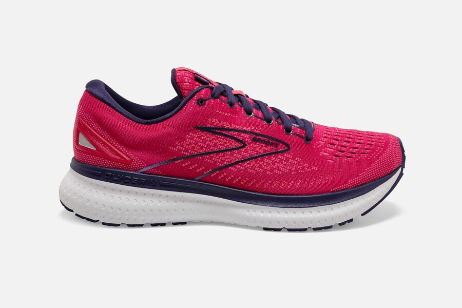 Brooks Glycerin 19 Road Running Shoes - Womens - Red/Black - LN8526940